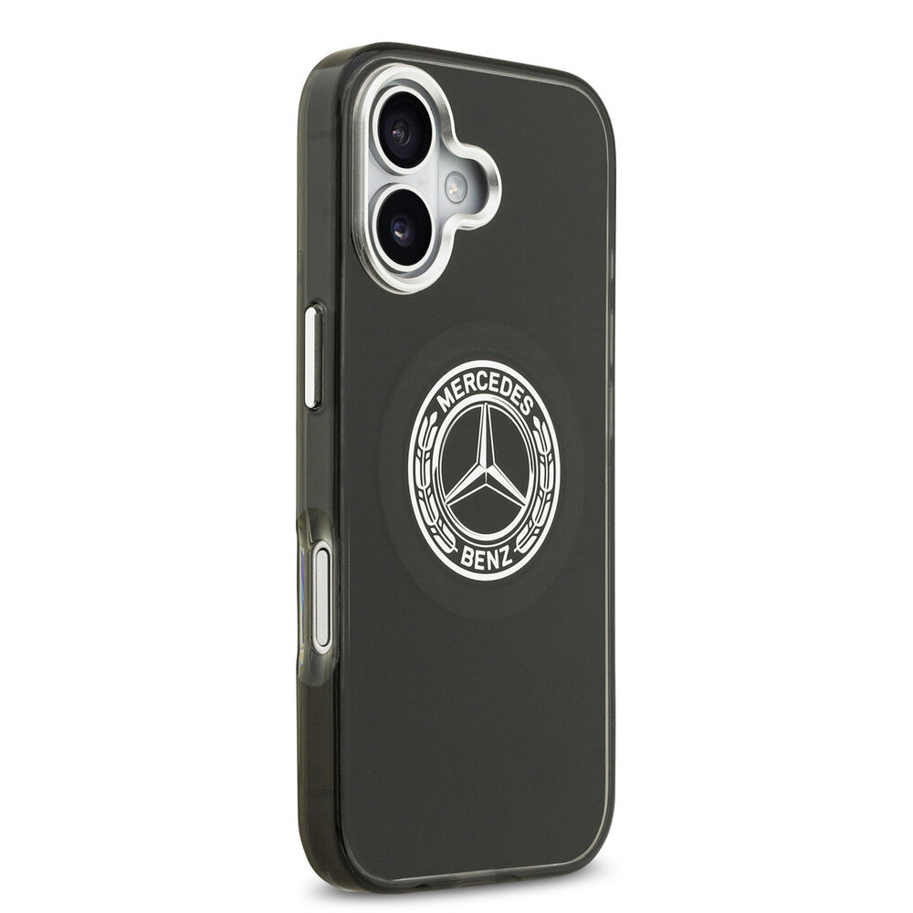 Mercedes-Benz Mercedes-Benz iPhone 17 Backcover hoesje - Magsafe - Double Layer - Vintage Logo - Zwart Mercedes-Benz Mercedes-Benz iPhone 17 Backcover hoesje - Magsafe - Double Layer - Vintage Logo - Zwart