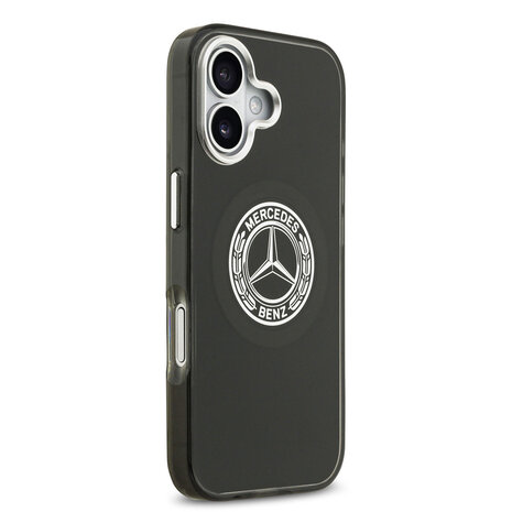 Mercedes-Benz Mercedes-Benz iPhone 17 Backcover hoesje - Magsafe - Double Layer - Vintage Logo - Zwart Mercedes-Benz Mercedes-Benz iPhone 17 Backcover hoesje - Magsafe - Double Layer - Vintage Logo - Zwart
