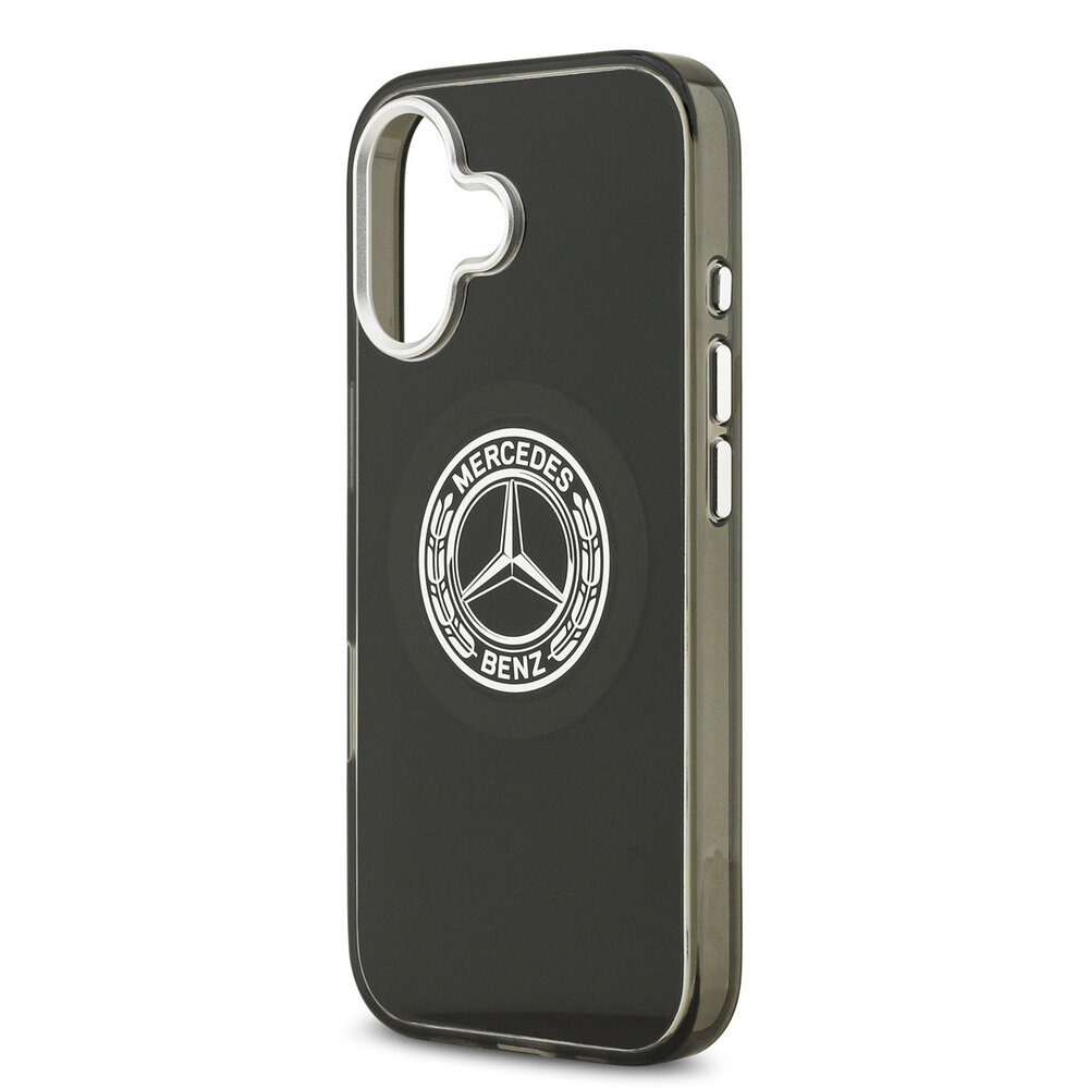Mercedes-Benz Mercedes-Benz iPhone 17 Backcover hoesje - Magsafe - Double Layer - Vintage Logo - Zwart Mercedes-Benz Mercedes-Benz iPhone 17 Backcover hoesje - Magsafe - Double Layer - Vintage Logo - Zwart