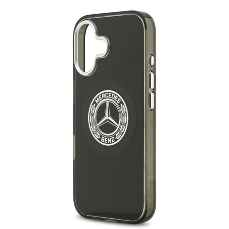 Mercedes-Benz Mercedes-Benz iPhone 17 Backcover hoesje - Magsafe - Double Layer - Vintage Logo - Zwart Mercedes-Benz Mercedes-Benz iPhone 17 Backcover hoesje - Magsafe - Double Layer - Vintage Logo - Zwart