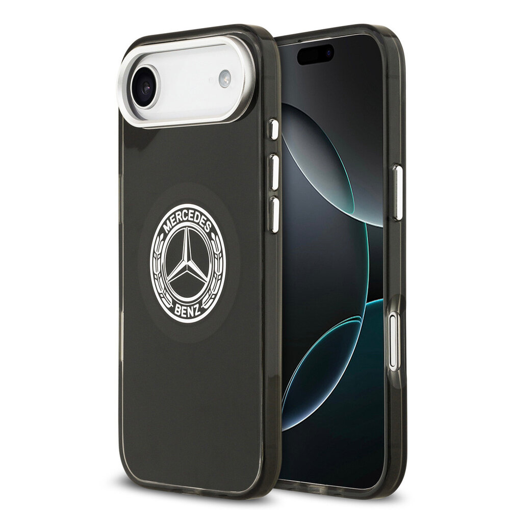 Mercedes-Benz Mercedes-Benz iPhone 17 Air Backcover hoesje - Magsafe - Double Layer - Vintage Logo - Zwart Mercedes-Benz Mercedes-Benz iPhone 17 Air Backcover hoesje - Magsafe - Double Layer - Vintage Logo - Zwart