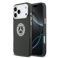 Mercedes-Benz Mercedes-Benz iPhone 17 Pro Max/iPhone 18 Pro Max Coque arrière MagSafe Double couche Logo vintage - Noir