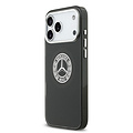 Mercedes-Benz Mercedes-Benz iPhone 17 Pro Max/iPhone 18 Pro Max Coque arrière MagSafe Double couche Logo vintage - Noir