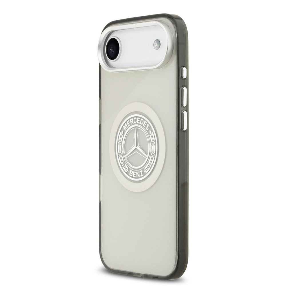 Mercedes-Benz Mercedes-Benz iPhone 17 Air Backcover hoesje - Magsafe - Double Layer - Vintage Logo - Grijs Mercedes-Benz Mercedes-Benz iPhone 17 Air Backcover hoesje - Magsafe - Double Layer - Vintage Logo - Grijs