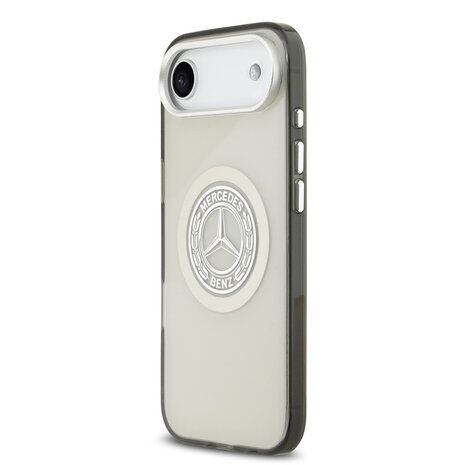 Mercedes-Benz Mercedes-Benz iPhone 17 Air Backcover hoesje - Magsafe - Double Layer - Vintage Logo - Grijs Mercedes-Benz Mercedes-Benz iPhone 17 Air Backcover hoesje - Magsafe - Double Layer - Vintage Logo - Grijs