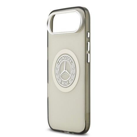 Mercedes-Benz Mercedes-Benz iPhone 17 Air Backcover hoesje - Magsafe - Double Layer - Vintage Logo - Grijs Mercedes-Benz Mercedes-Benz iPhone 17 Air Backcover hoesje - Magsafe - Double Layer - Vintage Logo - Grijs