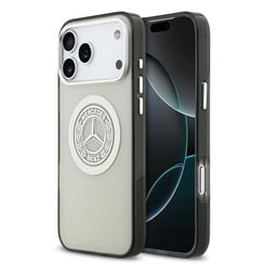 Mercedes-Benz iPhone 17 Pro Max Back cover case - Magsafe - Double Layer - Vintage Logo - Grey