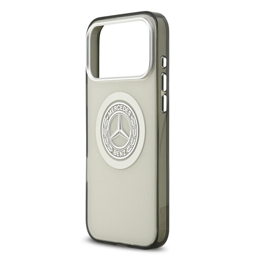 Mercedes-Benz Mercedes-Benz iPhone 17 Pro Max/iPhone 18 Pro Max Coque arrière MagSafe Double couche Logo vintage - Gris