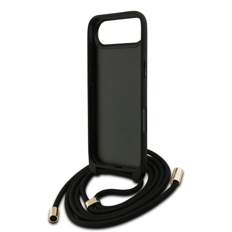 Guess Guess iPhone 17 Air Back cover coque - Crossbody 4G Big Logo - Cord Strap - Noir Guess Guess iPhone 17 Air Back cover coque - Crossbody 4G Big Logo - Cord Strap - Noir