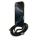Guess Guess iPhone 17 Pro/iPhone 18 Pro Handyhülle Großes 4G-Logo Crossbody-Ausführung Tragekordel - Schwarz