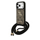 Guess Guess iPhone 17 Pro Back-Cover hul - Crossbody 4G Big Logo - Cord Strap - Braun Guess Guess iPhone 17 Pro Back-Cover hul - Crossbody 4G Big Logo - Cord Strap - Braun