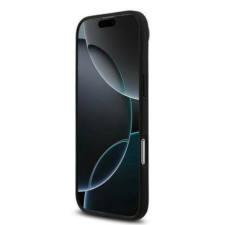 Mercedes-Benz Mercedes-Benz iPhone 17 Air Backcover hoesje - Genuine Leather - Magsafe - Large Laurel Leave - Zwart Mercedes-Benz Mercedes-Benz iPhone 17 Air Backcover hoesje - Genuine Leather - Magsafe - Large Laurel Leave - Zwart