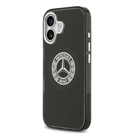 Mercedes-Benz Mercedes-Benz iPhone 17 Backcover hoesje - Magsafe - Double Layer - Vintage Logo - Zwart Mercedes-Benz Mercedes-Benz iPhone 17 Backcover hoesje - Magsafe - Double Layer - Vintage Logo - Zwart