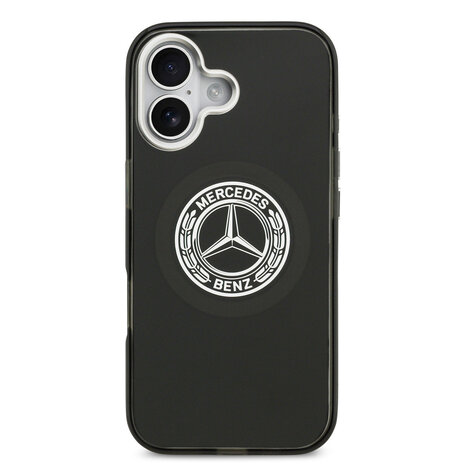 Mercedes-Benz Mercedes-Benz iPhone 17 Backcover hoesje - Magsafe - Double Layer - Vintage Logo - Zwart Mercedes-Benz Mercedes-Benz iPhone 17 Backcover hoesje - Magsafe - Double Layer - Vintage Logo - Zwart