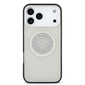 Mercedes-Benz Mercedes-Benz iPhone 17 Pro Max/iPhone 18 Pro Max Coque arrière MagSafe Double couche Logo vintage - Gris