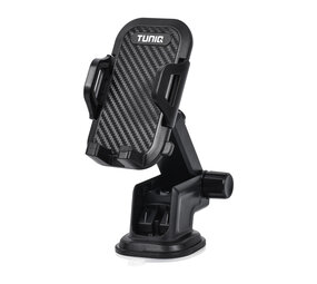 TUNIQ TUNIQ 360 graden draaibare Telefoonhouder voor in de auto - Zwart TUNIQ TUNIQ 360 graden draaibare Telefoonhouder voor in de auto - Zwart