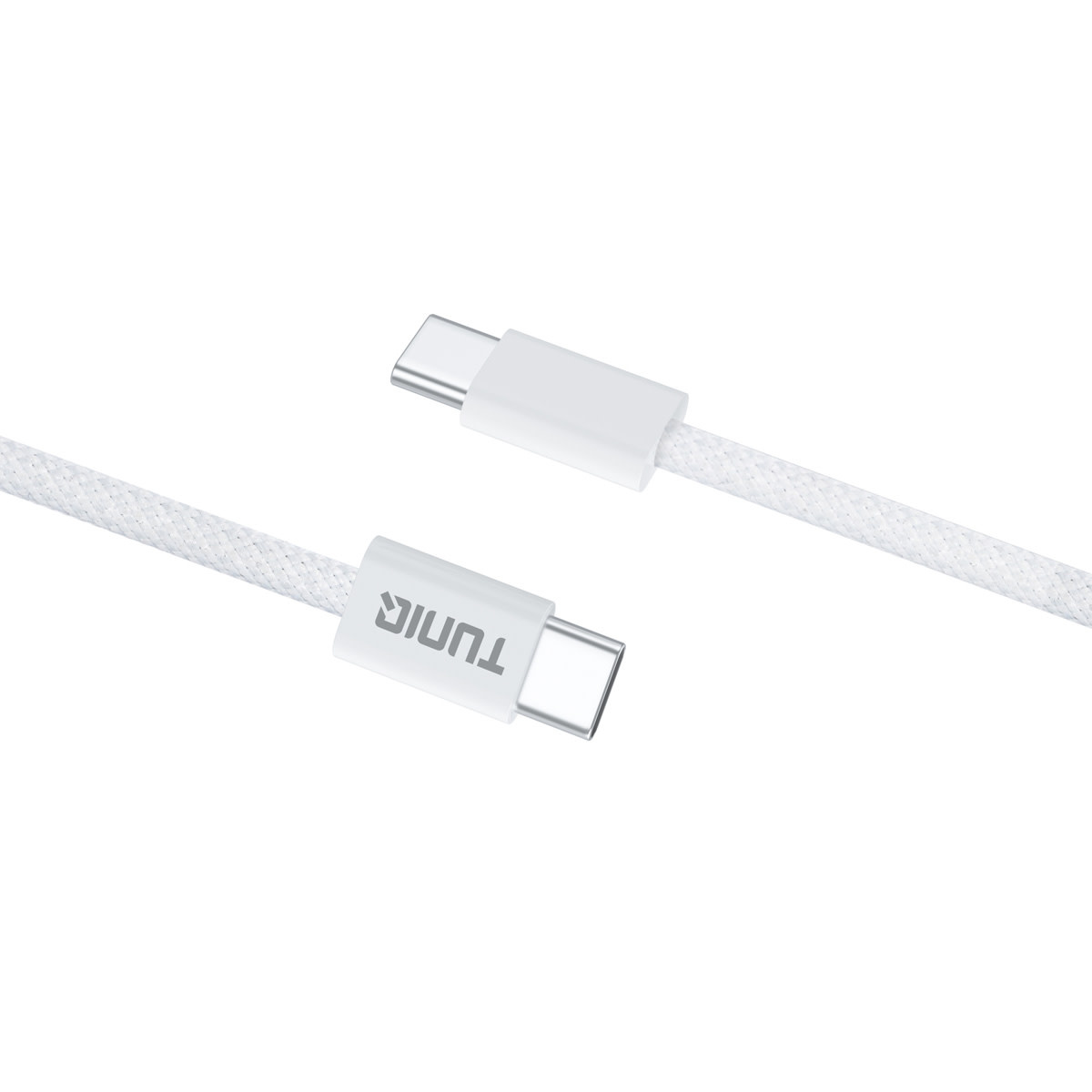 TUNIQ TUNIQ USB-C naar USB-C Kabel 100cm - 60W - Wit, foto 2 van 4