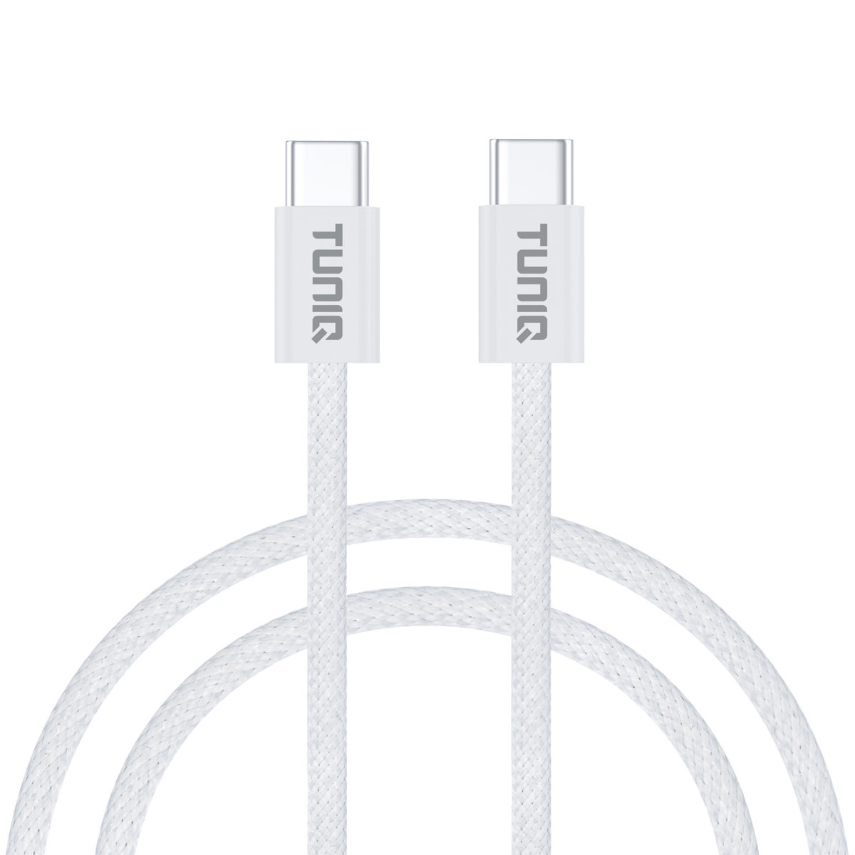 TUNIQ TUNIQ USB-C naar USB-C Kabel 100cm - 60W - Wit