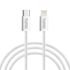 TUNIQ USB-C to Lightning Cable 100cm - Fast charging cable - White