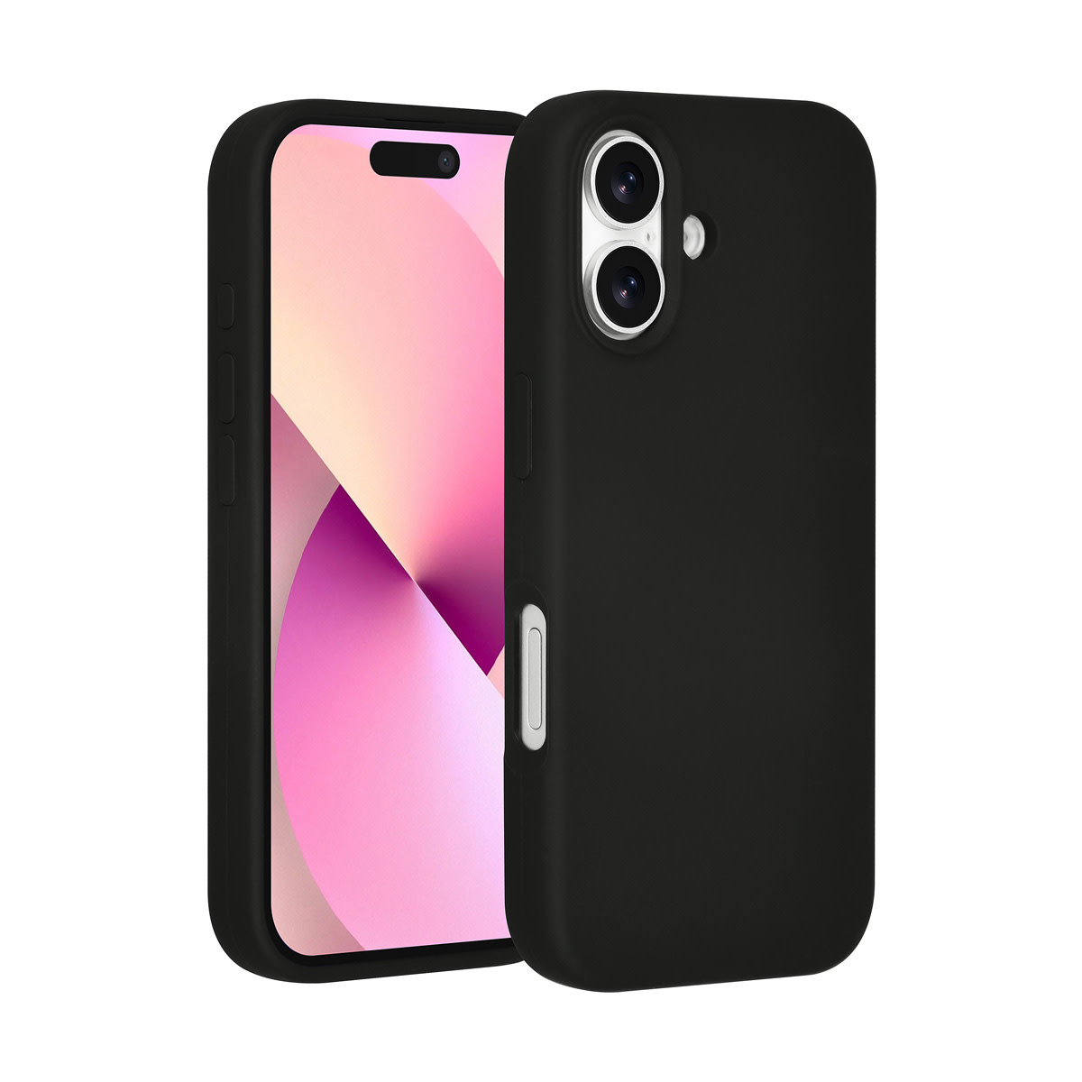 TUNIQ TUNIQ iPhone 17 Backcover hoesje - Premium Liquid Silicon - Zwart