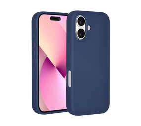 TUNIQ TUNIQ iPhone 17 Back cover case - Premium Liquid Silicon - Dark Blue TUNIQ TUNIQ iPhone 17 Back cover case - Premium Liquid Silicon - Dark Blue