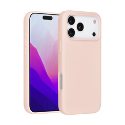 TUNIQ iPhone 17 Pro Max Back cover case - Premium Liquid Silicon - Pink