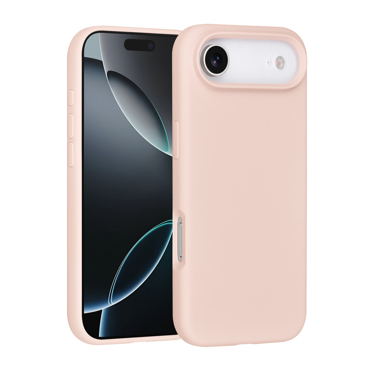 TUNIQ TUNIQ iPhone 17 Air Backcover hoesje - Premium Liquid Silicon - Roze