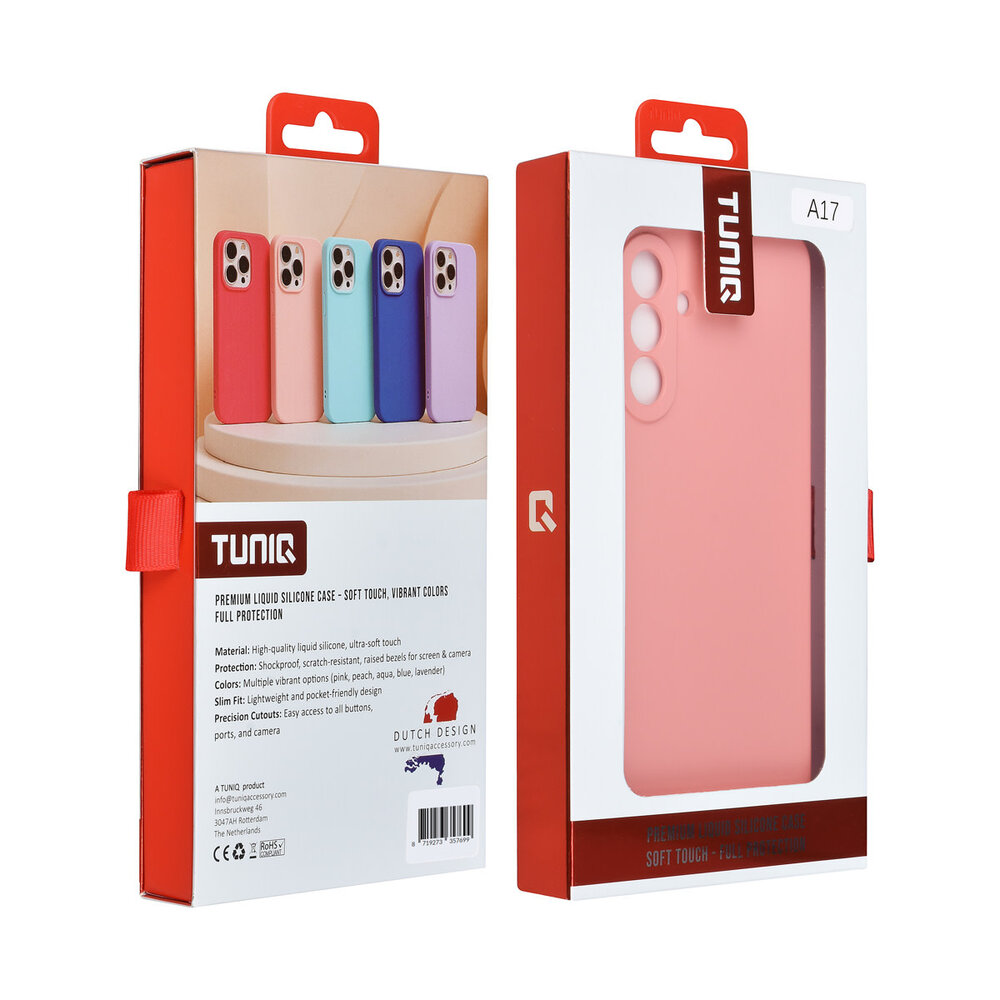 TUNIQ TUNIQ Galaxy A17 Back-Cover hul - - Lachsrosa TUNIQ TUNIQ Galaxy A17 Back-Cover hul - - Lachsrosa