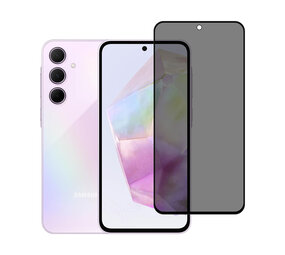 TUNIQ box of 10 - TUNIQ Galaxy A55 Screenprotector - Privacy Glass - Zwart TUNIQ box of 10 - TUNIQ Galaxy A55 Screenprotector - Privacy Glass - Zwart