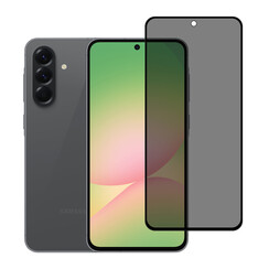 box of 10 - TUNIQ Galaxy A56 Display Schutzglas - Privacy Glass - Schwarz