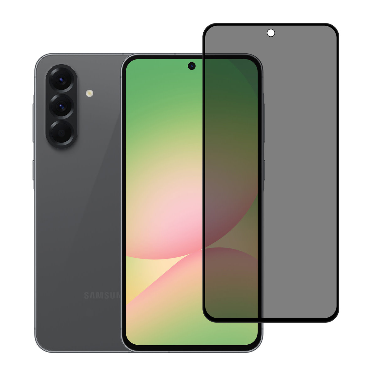 TUNIQ box of 10 - TUNIQ Galaxy A56 Screenprotector - Privacy Glass - Zwart