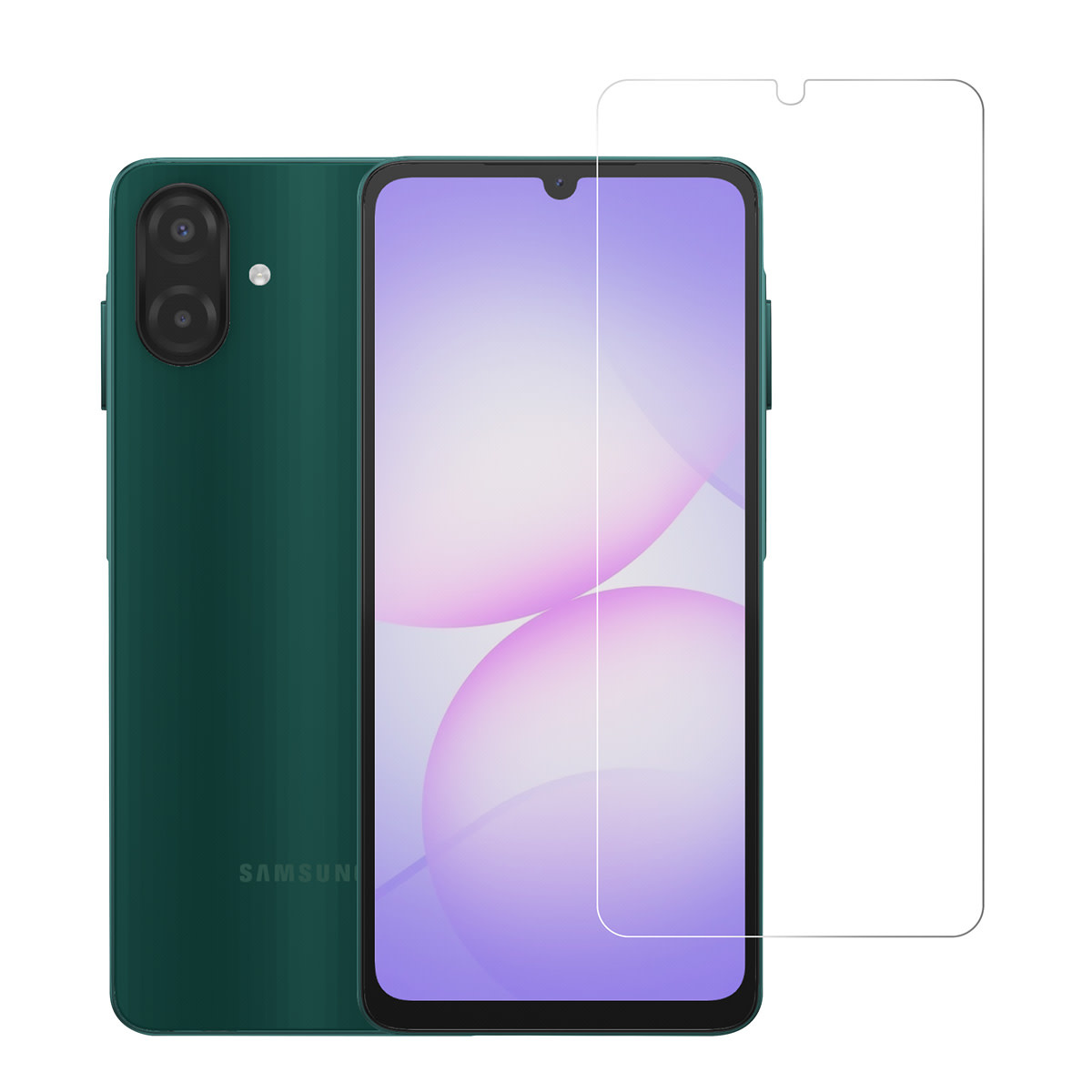 TUNIQ box of 10 - TUNIQ Galaxy A07 Screenprotector - Tempered glass - Transparant