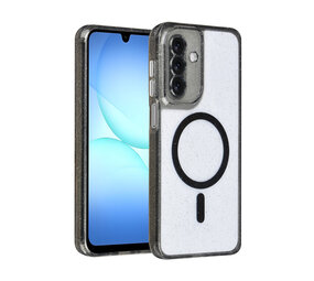 TUNIQ TUNIQ Galaxy A17 Back cover coque - Magsafe - Glitter - Hanger - Noir TUNIQ TUNIQ Galaxy A17 Back cover coque - Magsafe - Glitter - Hanger - Noir