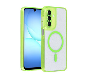 TUNIQ TUNIQ Galaxy A17 Back cover coque - Magsafe - Glitter - Hanger - Vert TUNIQ TUNIQ Galaxy A17 Back cover coque - Magsafe - Glitter - Hanger - Vert