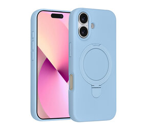 TUNIQ TUNIQ iPhone 17 Back-Cover hul - Magsafe With Ring Stand - Hanger - Baby Blue TUNIQ TUNIQ iPhone 17 Back-Cover hul - Magsafe With Ring Stand - Hanger - Baby Blue