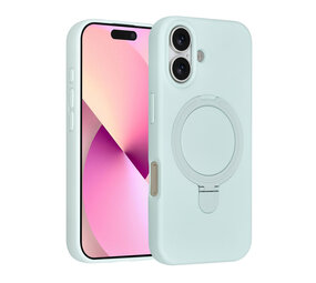 TUNIQ TUNIQ iPhone 17 Back cover coque - Magsafe With Ring Stand - Hanger - Mint Green TUNIQ TUNIQ iPhone 17 Back cover coque - Magsafe With Ring Stand - Hanger - Mint Green