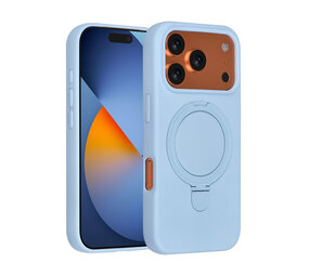 TUNIQ TUNIQ iPhone 17 Pro Back-Cover hul - Magsafe With Ring Stand - Hanger - Baby Blue TUNIQ TUNIQ iPhone 17 Pro Back-Cover hul - Magsafe With Ring Stand - Hanger - Baby Blue