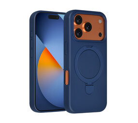 TUNIQ TUNIQ iPhone 17 Pro Back-Cover hul - Magsafe With Ring Stand - Hanger - Navy Blue TUNIQ TUNIQ iPhone 17 Pro Back-Cover hul - Magsafe With Ring Stand - Hanger - Navy Blue