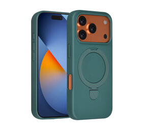 TUNIQ TUNIQ iPhone 17 Pro Back cover case - Magsafe With Ring Stand - Hanger - Dark Green TUNIQ TUNIQ iPhone 17 Pro Back cover case - Magsafe With Ring Stand - Hanger - Dark Green