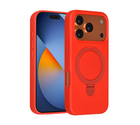 TUNIQ TUNIQ iPhone 17 Pro Back-Cover hul - Magsafe With Ring Stand - Hanger - Classic Red TUNIQ TUNIQ iPhone 17 Pro Back-Cover hul - Magsafe With Ring Stand - Hanger - Classic Red