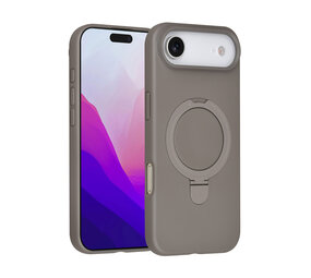 TUNIQ TUNIQ iPhone 17 Air Back cover case - Magsafe With Ring Stand - Hanger - Titanium Grey TUNIQ TUNIQ iPhone 17 Air Back cover case - Magsafe With Ring Stand - Hanger - Titanium Grey