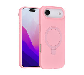 TUNIQ TUNIQ iPhone 17 Air Back-Cover hul - Magsafe With Ring Stand - Hanger - Sakura Pink TUNIQ TUNIQ iPhone 17 Air Back-Cover hul - Magsafe With Ring Stand - Hanger - Sakura Pink