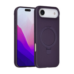 TUNIQ iPhone 17 Air Back cover case - Magsafe With Ring Stand - Hanger - Grape Purple