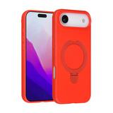 TUNIQ TUNIQ iPhone 17 Air Back cover coque - Magsafe With Ring Stand - Hanger - Classic Red TUNIQ TUNIQ iPhone 17 Air Back cover coque - Magsafe With Ring Stand - Hanger - Classic Red