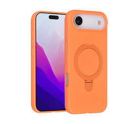 TUNIQ TUNIQ iPhone 17 Air Back cover case - Magsafe With Ring Stand - Hanger - Tangerine Orange TUNIQ TUNIQ iPhone 17 Air Back cover case - Magsafe With Ring Stand - Hanger - Tangerine Orange