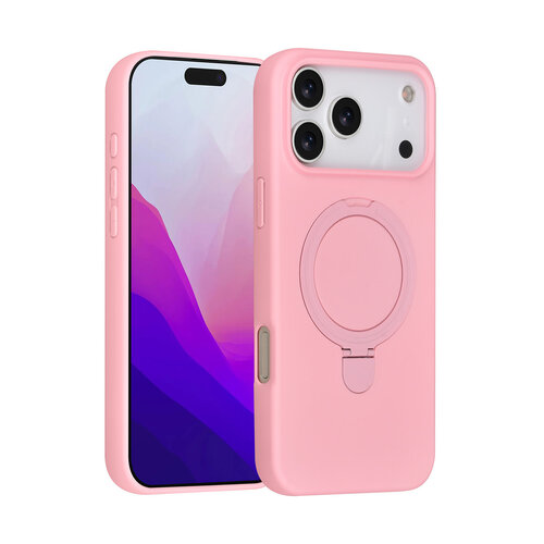 TUNIQ TUNIQ iPhone 17 Pro Max/iPhone 18 Pro Max Handyhülle MagSafe Ringständer Anhänger - Sakura-Rosa