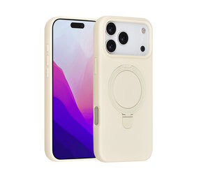 TUNIQ TUNIQ iPhone 17 Pro Max Back cover coque - Magsafe With Ring Stand - Hanger - Antique White TUNIQ TUNIQ iPhone 17 Pro Max Back cover coque - Magsafe With Ring Stand - Hanger - Antique White