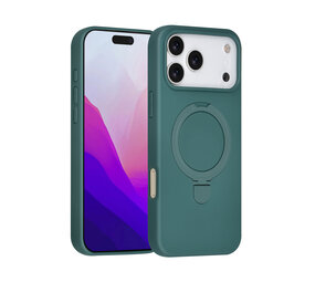 TUNIQ TUNIQ iPhone 17 Pro Max Back-Cover hul - Magsafe With Ring Stand - Hanger - Dunkelgrün TUNIQ TUNIQ iPhone 17 Pro Max Back-Cover hul - Magsafe With Ring Stand - Hanger - Dunkelgrün