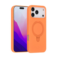 TUNIQ iPhone 17 Pro Max Backcover hoesje - Magsafe With Ring Stand - Hanger - Tangerine Orange
