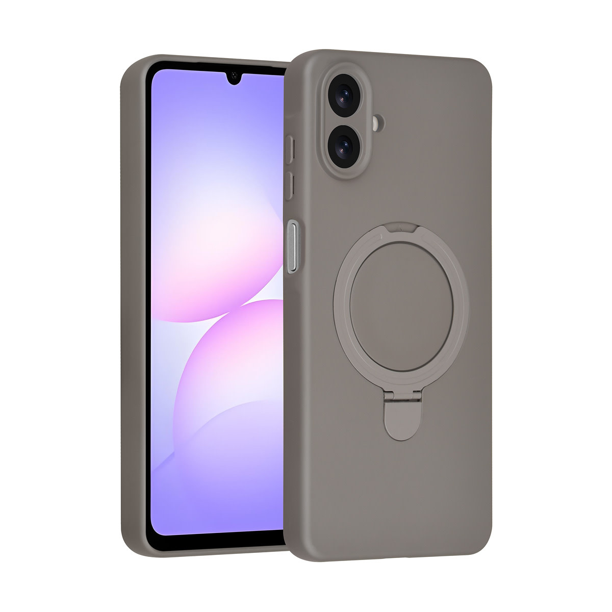 TUNIQ TUNIQ Galaxy A07 Backcover hoesje - Magsafe With Ring Stand - Hanger - Titanium Grey